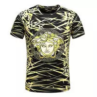 versace tee shirt cotton 1969 italia briller medusa or